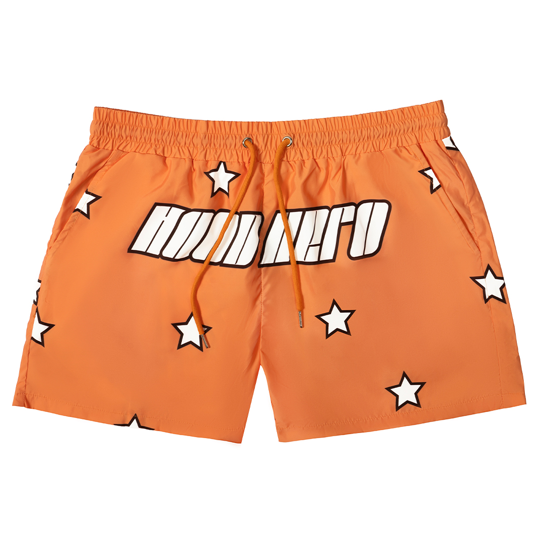 Men's Swimwear Star - Orange